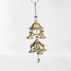 Jhoomar latkan Plain Brass Small Ring