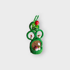Jute Nest Wall Hanging Green