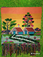 Jute Wall Hanging House