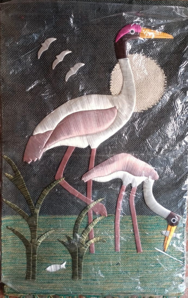 Jute Wall Hanging of Birds