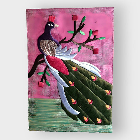 Jute Wall Hanging of Peacock