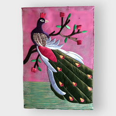Jute Wall Hanging of Peacock