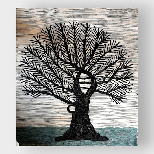 Jute Wall Hanging Tree