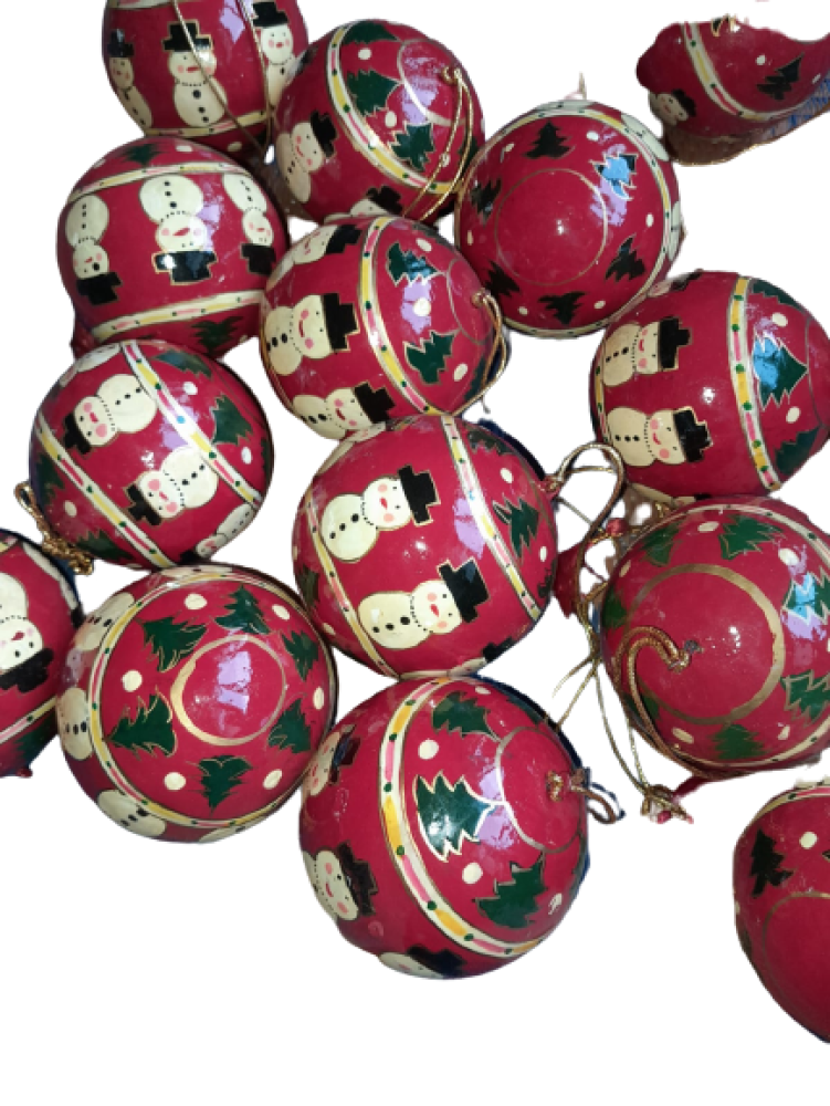 Kashmir Paper Mache Christmas Bell