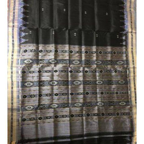 Beautiful Black Khandua Silk Saree for Women