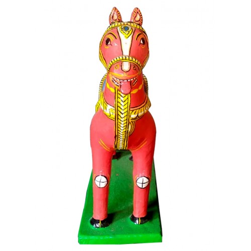 Kinhal Toy Wooden Handcrafted Colorful Horse