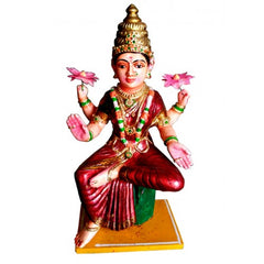 Kinhal Toy Wooden Handcrafted Goddess Laxmi Statue