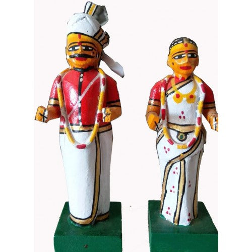 Kondapalli Bommalu Hand Crafted Wooden Men & Women Kondapalli Toys By Kondapali Koyya Bommalu