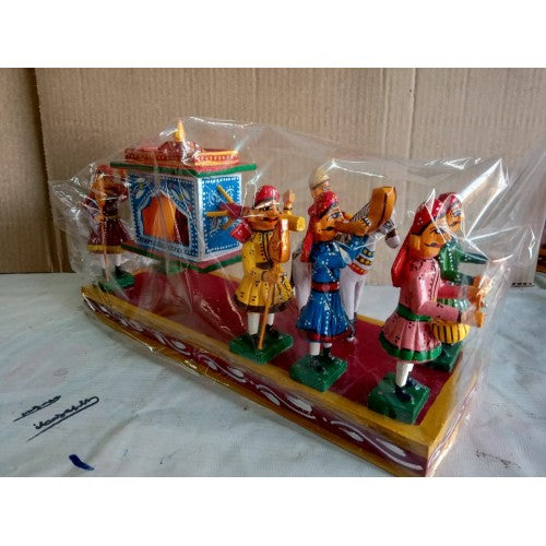 Handmade Kondapalli Bommallu Elegant Wooden Toy of Beautiful Bridal Doli