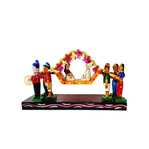Handicraft Bridal Palki Design Kondapalli Bommallu Toy
