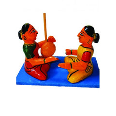 Traditional Handicraft Village Women Design Kondapalli Bommallu Toy For Home Decor
