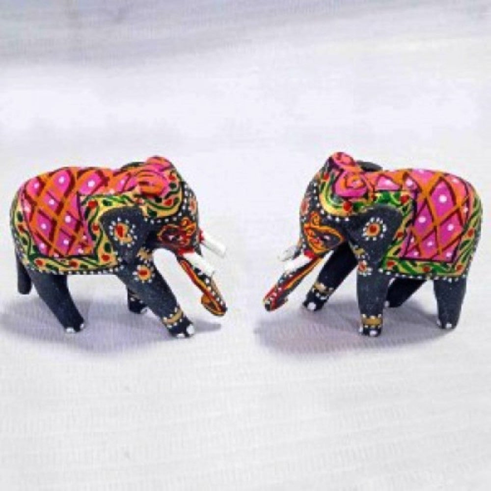 Kondapalli Toy Baby Elephant Pair