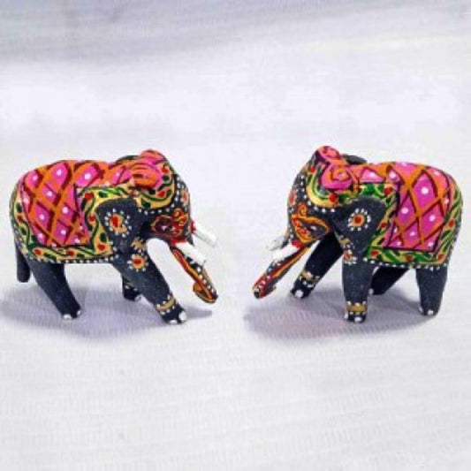 Kondapalli Toy Baby Elephant Pair