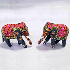 Kondapalli Toy Baby Elephant Pair