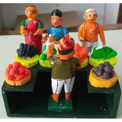 Kondapalli Bommalu Hand Crafted Wooden Kondapalli Toys By Surya Prakash