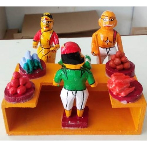 Kondapalli Bommalu Hand Crafted Wooden Kondapalli Toys By Surya Prakash