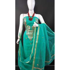 Traditional Kota Doria Suit Gota-Patti Design For Women