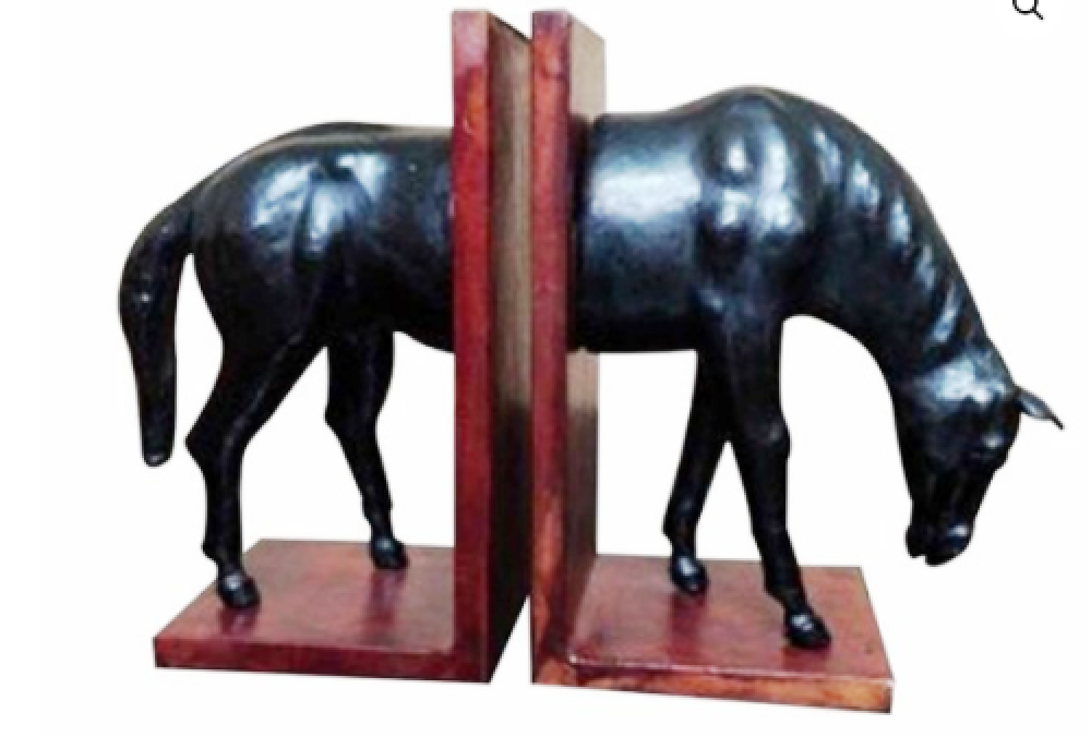 Leather Horse Book Shelf