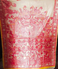 Madhubani Handpainted Saree By Cultural Style 14