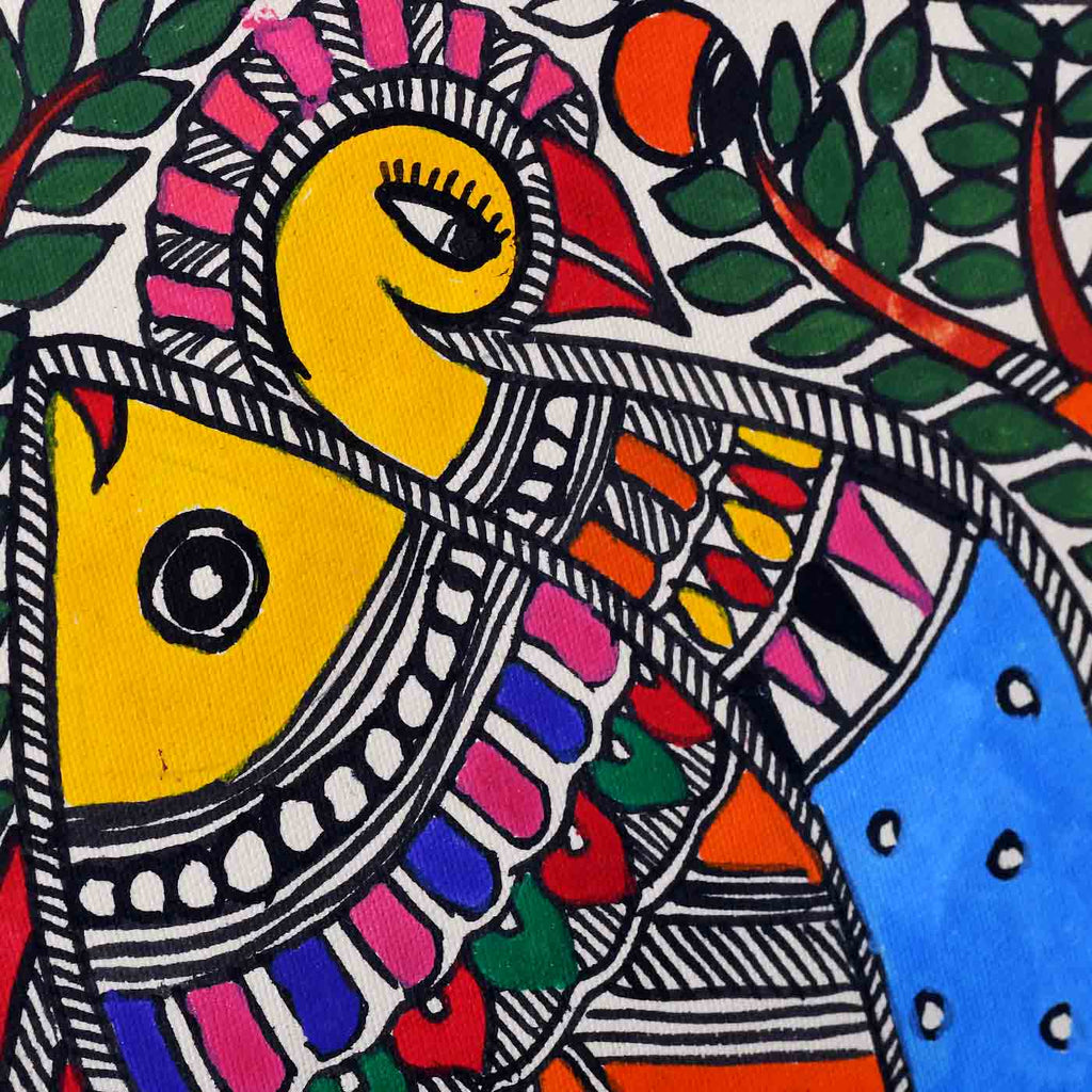 Shop – Madhubani Painting of Fish - GI Heritage– Gi Heritage