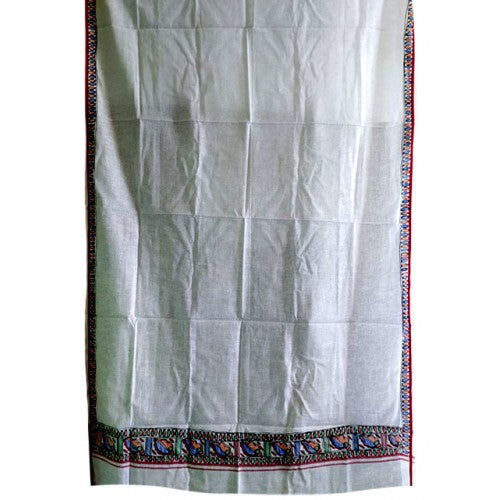 Men's Ethnic and Traditional Madhubani Painted Cotton Gamcha