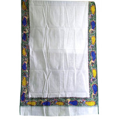 Men's Ethnic and Traditional Madhubani Peacock Painted Cotton Gamcha