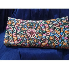 Traditional Handmade Beautiful Purse Designed by Madhubani Painting For Women In Multicolour