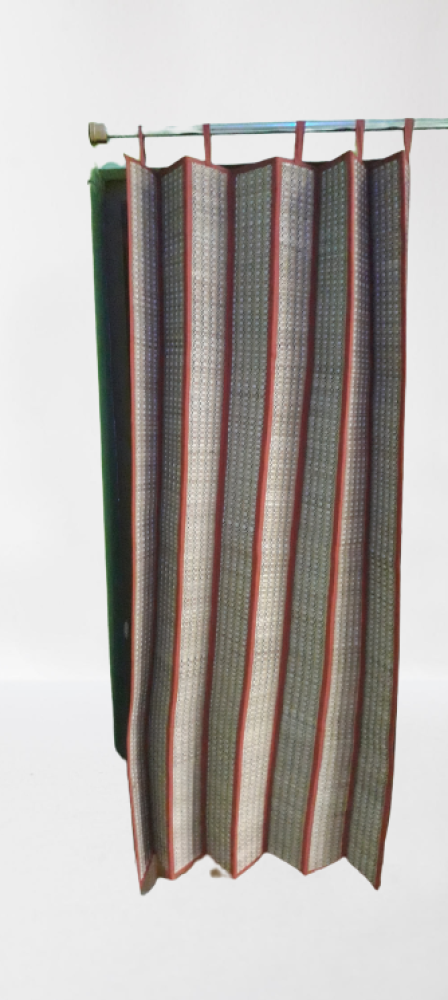 Madur Kathi Brown Curtain Runner (4x6 Ft)