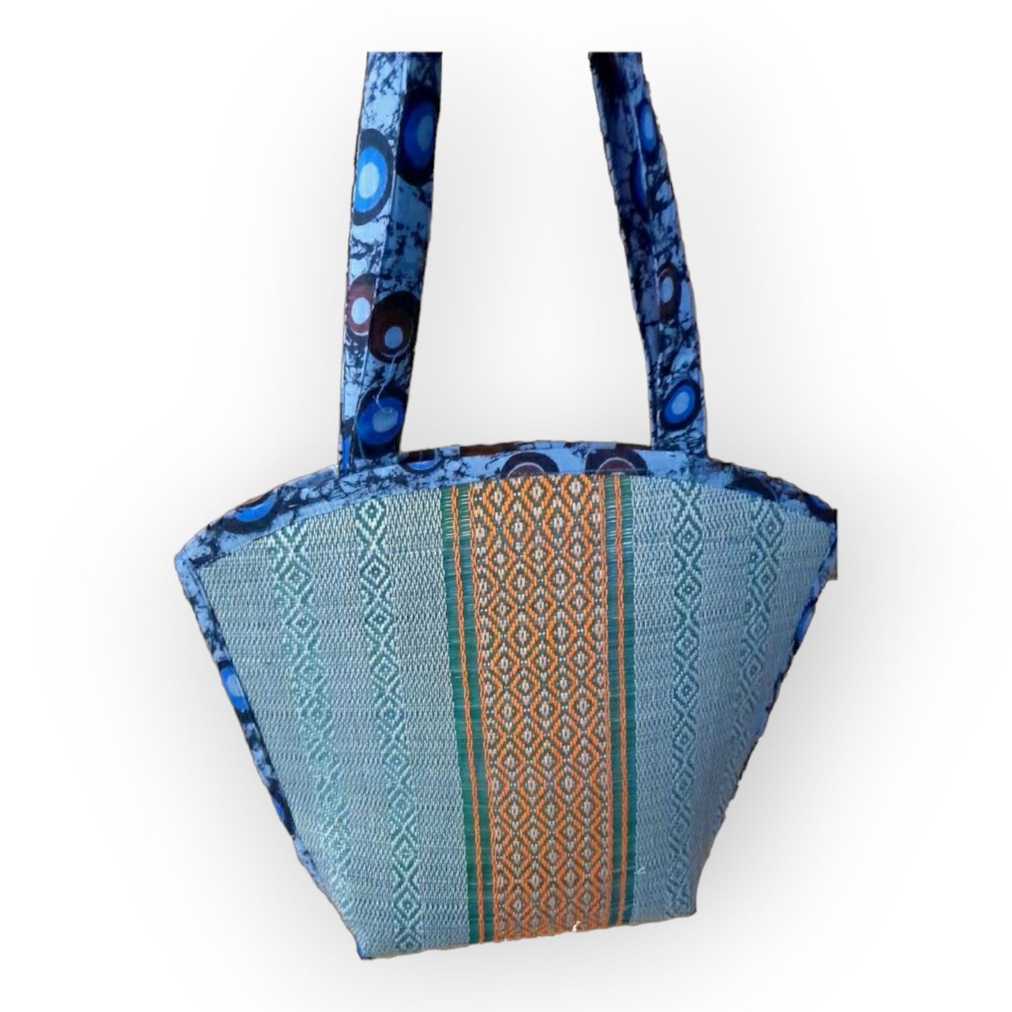Madur Kathi Hand Bag in Blue Colour