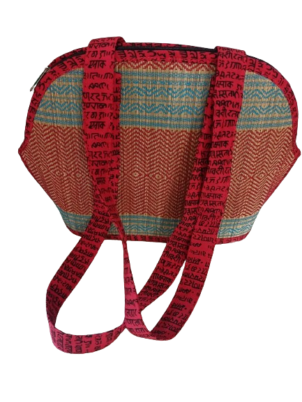 Madur Kathi Hand Bag Red Colour