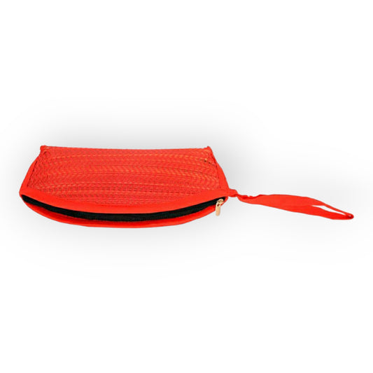Madur Kathi Red Colour Pen & Pencil Pouch