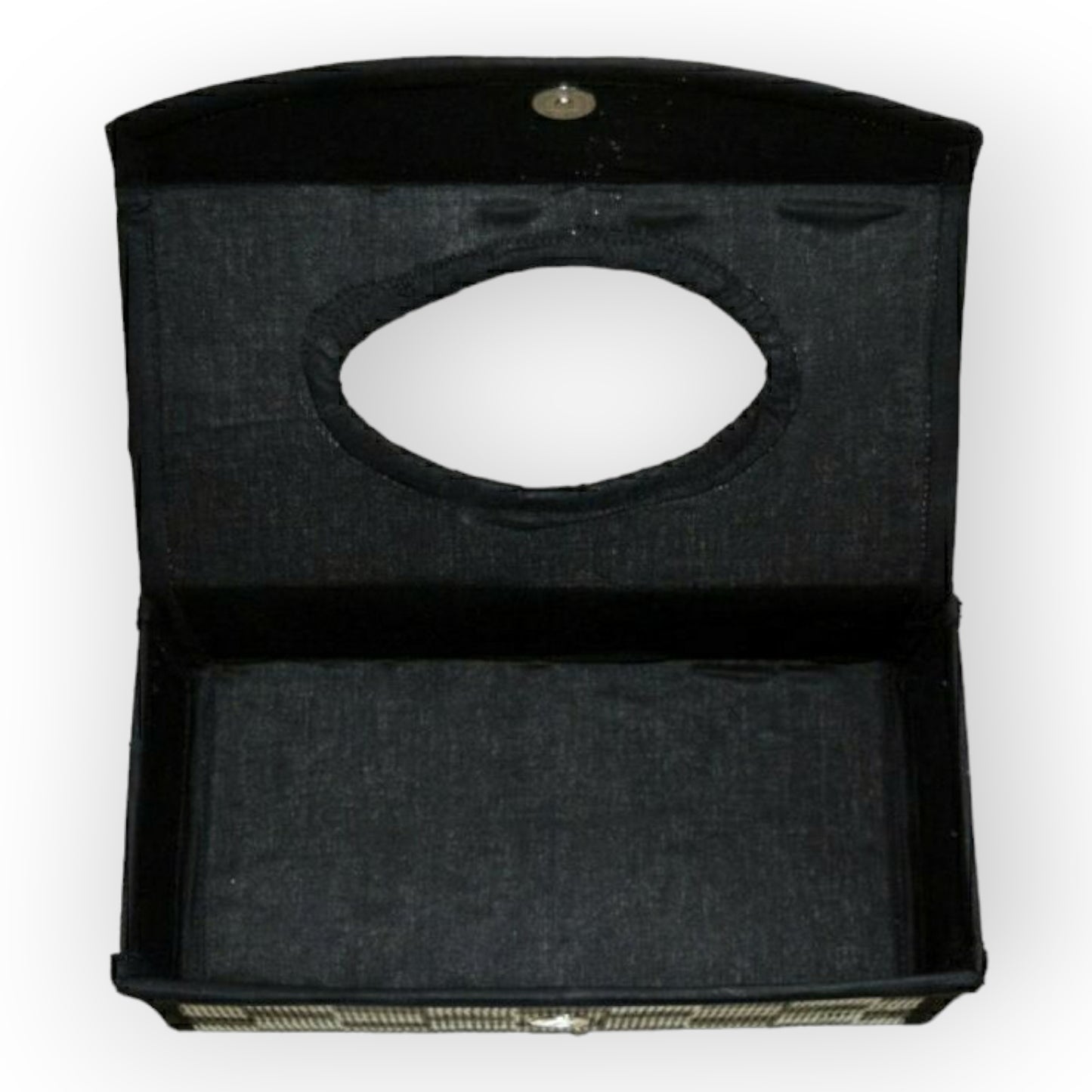 Madur Kathi Tissue Holder in Black Colour