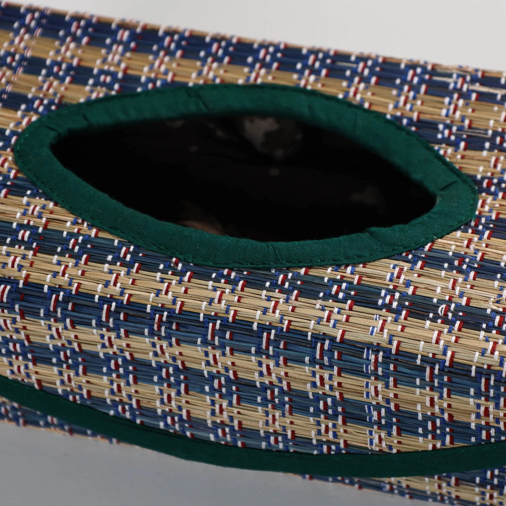 Madur Kathi Tissue Holder in Green Colour