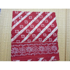 Traditional Handicraft Madurai Sungudi Cotton Fabric Red Colour Saree Of Tamil Nadu For Women