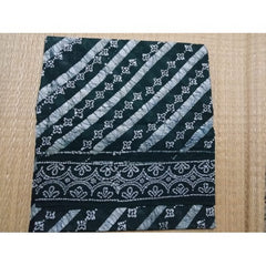 Traditional Handicraft Madurai Sungudi Cotton Fabric Black Colour Saree Of Tamil Nadu For Women