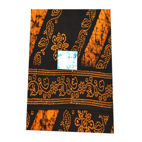 Traditional Madurai Sungudi Cotton Yellow Saree for Women
