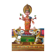 Maha Lakshmi With Elephants(15 Inch)