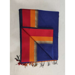Multi-Color Maheshwari Silk And Cotton Saree