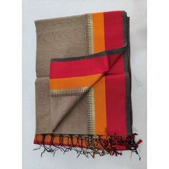 Multi-Color Maheshwari Silk And Cotton Saree