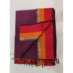 Multi-Color Maheshwari Silk And Cotton Saree