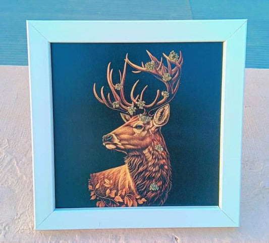 Majestic Pyrite Deer Frame