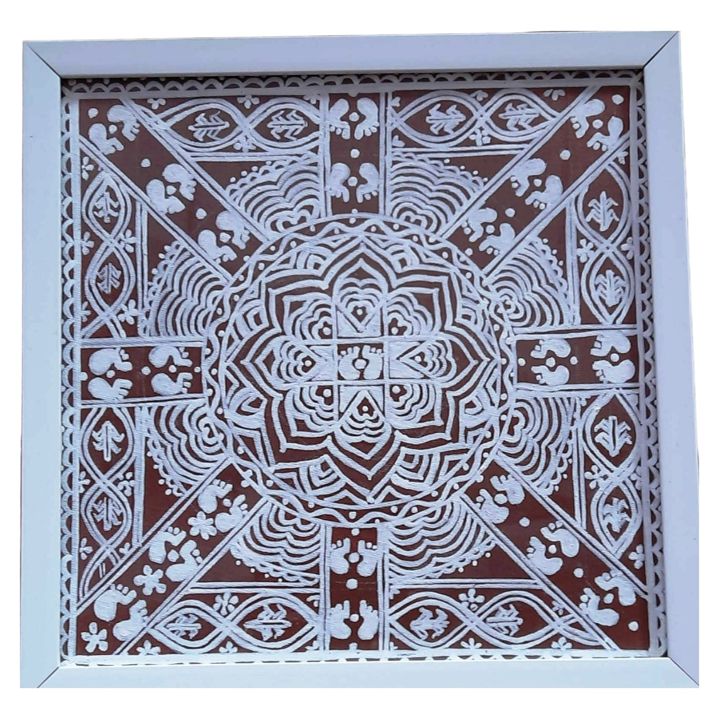 Mandalam wall Aipan Art