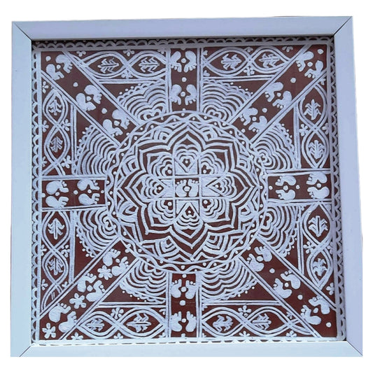 Mandalam wall Aipan Art