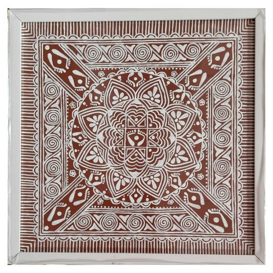 Mandalam wall Aipan Art Style 5