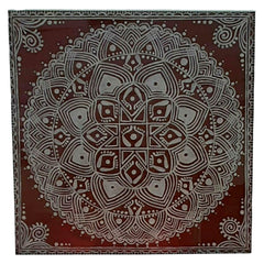 Mandalam wall Aipan Art Style 7