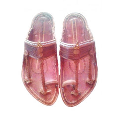 Traditional Handicraft Trendy Look Kolhapuri Chappal In Brown Colour For Women