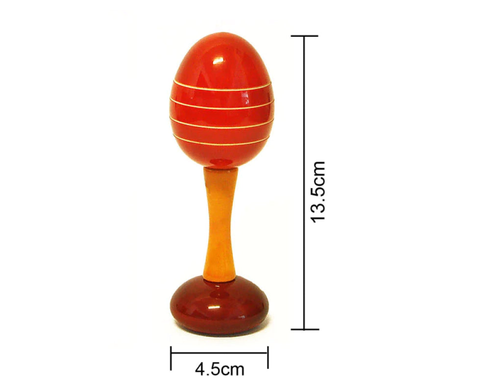 Maraca Rattle Red