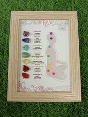 Meditation Crystal Wooden Frame