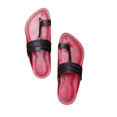 Men - Black & Brown Chappal (III)
