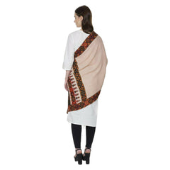Merino wool shawl printed